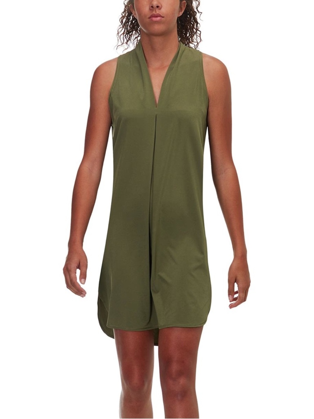 The North Face Destination Anywhere Olive Green Sleeveless Dress size Medium